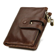Load image into Gallery viewer, Wallet women double Zipper design coin purse ID card holder