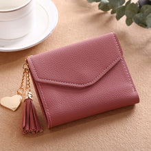 Load image into Gallery viewer, Women simple short  wallet card holders