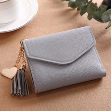 Load image into Gallery viewer, Women simple short  wallet card holders
