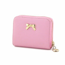 Load image into Gallery viewer, Women leather Purse short small Bag wallet