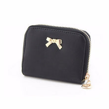 Load image into Gallery viewer, Women leather Purse short small Bag wallet