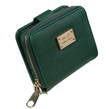 Load image into Gallery viewer, Women leather Purse short small Bag wallet