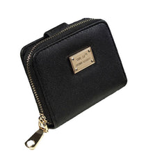 Load image into Gallery viewer, Women leather Purse short small Bag wallet